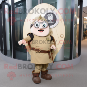 Beige Celtic Shield-...