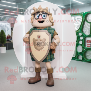 Beige Celtic Shield-...