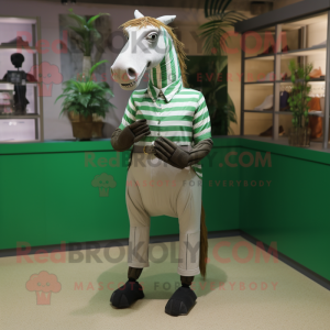 Groene Quagga mascotte...