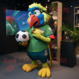 Olive Macaw mascotte...