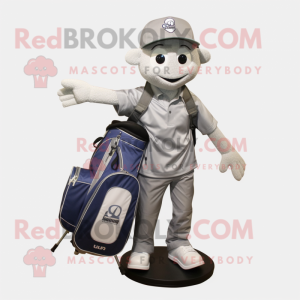 Silver Golf Bag maskot...