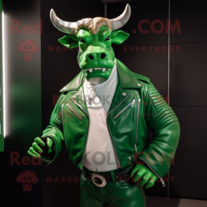 Green Bull mascotte kostuum...