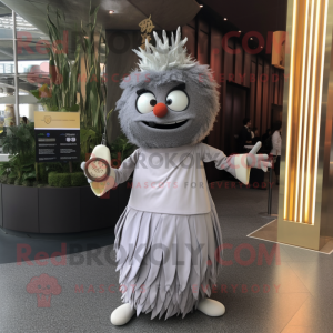 Grå Ramen maskot kostume...