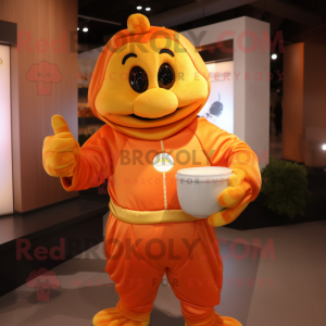 Postava maskota Orange Pot...