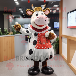  Jersey Cow maskot kostume...