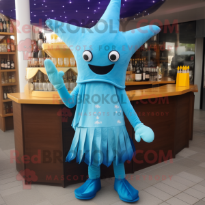 Cyan Starfish mascotte...