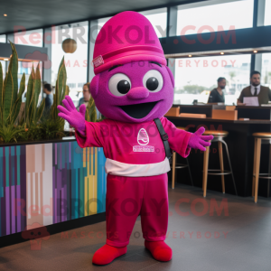 Magenta Ceviche maskot...