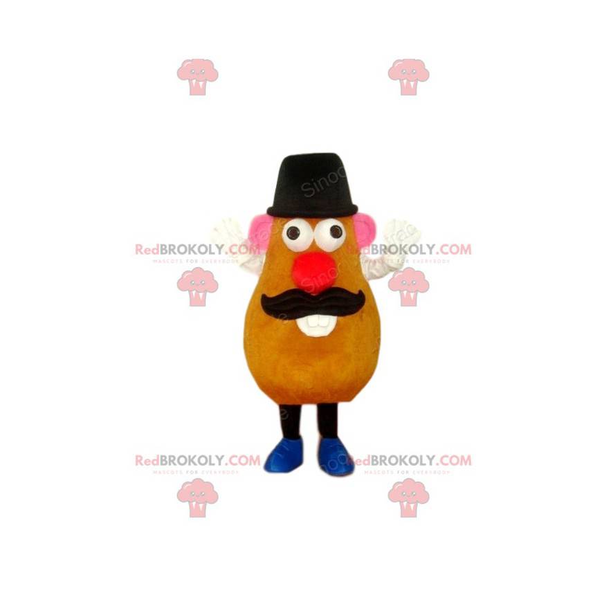 Mascote do famoso Monsieur Patate. Traje de Batata Monsieur -