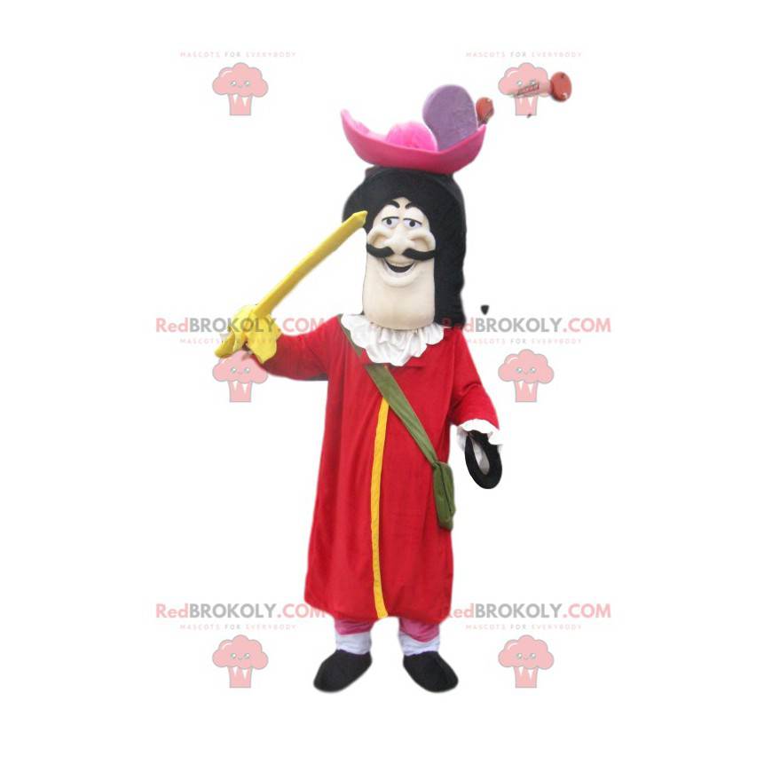 Captain Hook maskot. Captain Hook-kostym - Redbrokoly.com Captain Hook maskot. Captain Hook-kostym - Redbrokoly.com
