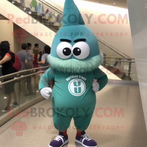 Teal Onion mascotte kostuum...