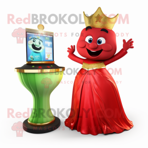 Red Pot Of Gold maskot...