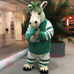 Forest Green Quagga maskot...