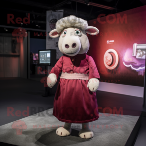 Maroon Sheep mascotte...