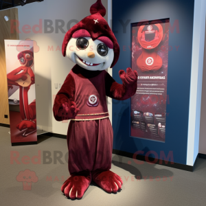 Maroon Acrobat maskot...