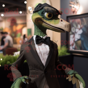 Olive Utahraptor mascotte...