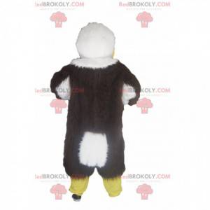 Mascotte d'aigle royal avec un beau plumage. Costume d'aigle