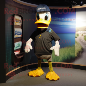 Black Duck mascotte kostuum...