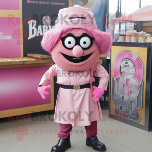 Pink Biryani maskot kostume...