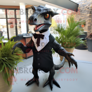 Black Utahraptor mascotte...