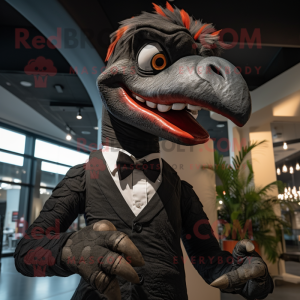 Black Utahraptor mascotte...