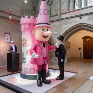 Pink Irish Castle mascotte...
