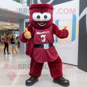 Maroon Wizard maskot...