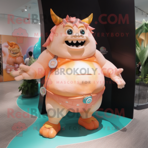 Peach Ogre mascotte kostuum...