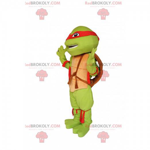 Mascota de Rafael - ¡la fabulosa tortuga Ninja! - Redbrokoly.com
