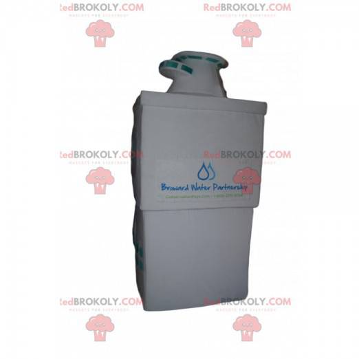 Witte handen wassen mascotte. Wit wasbakpak - Redbrokoly.com