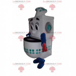 Hvid håndvask maskot. Hvid håndvaskedragt - Redbrokoly.com