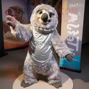 Silver Giant Sloth mascotte...