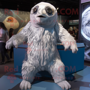 Silver Giant Sloth mascotte...