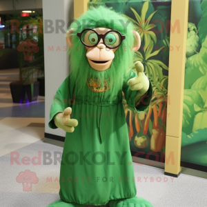 Green Monkey mascotte...