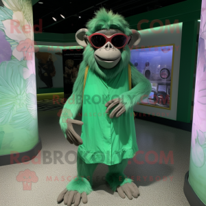 Green Monkey mascotte...