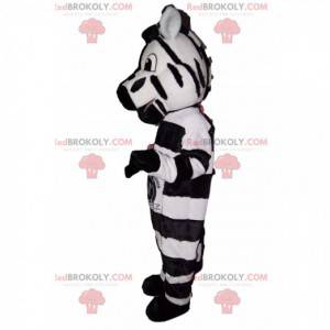 Mascote zebra incrível e engraçado. - Redbrokoly.com