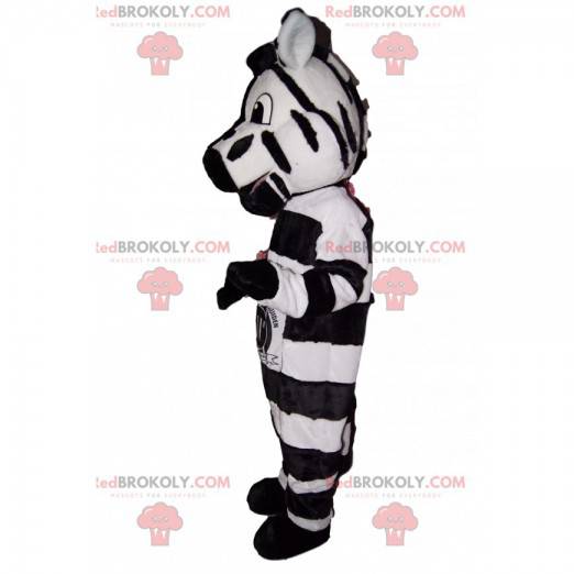 Fantastisk og sjov zebra maskot. - Redbrokoly.com