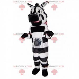 Mascote zebra incrível e engraçado. - Redbrokoly.com