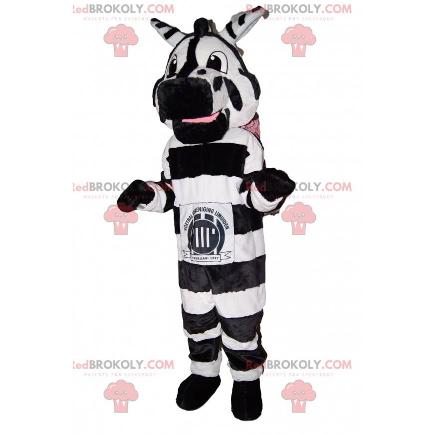 Verbazingwekkende en grappige zebra-mascotte. - Redbrokoly.com