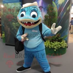 Cyanfarbener Barracuda...