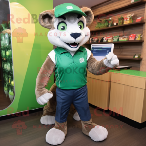 Forest Green Puma mascotte...