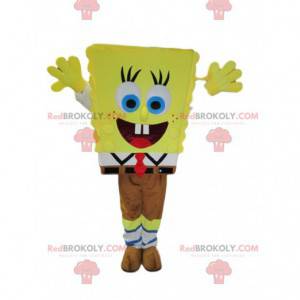 Morsom morsom SpongeBob-maskot. Svampebob-kostyme -