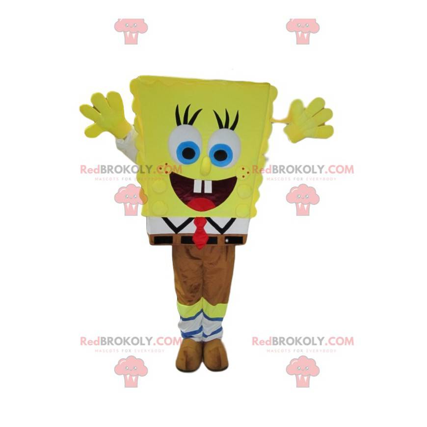 Divertente mascotte di SpongeBob. Costume di SpongeBob -