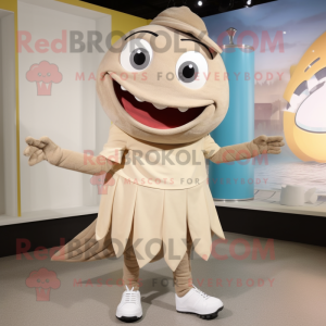 Beige tonijn mascotte...