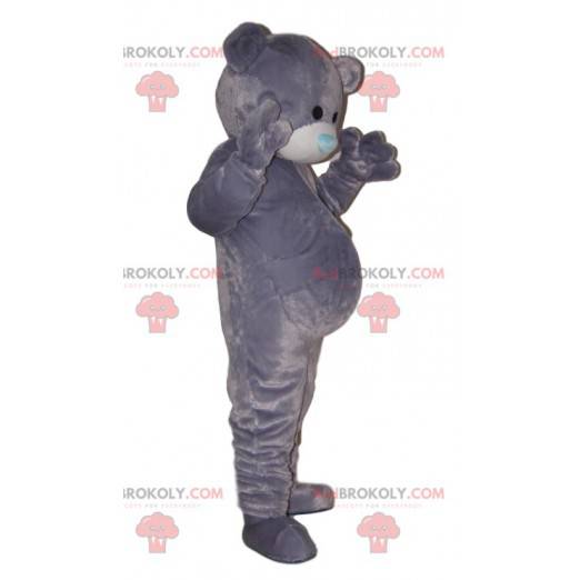 Very soft bear mascot, with its blue muzzle. - Redbrokoly.com