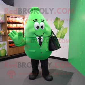 Grön potatis maskot kostym...