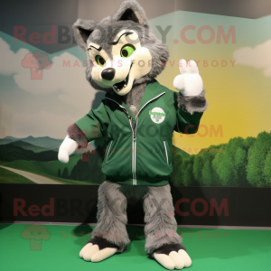 Forest Green Wolf mascotte...