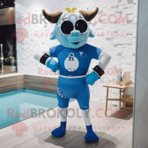 Blue Bull mascotte kostuum...