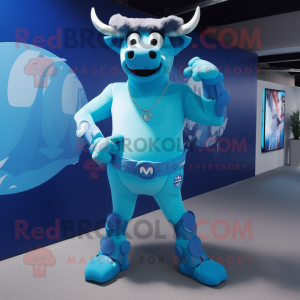 Blue Bull maskot drakt...