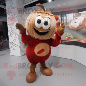 Rust Apple mascotte kostuum...