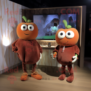 Rust Apple mascotte kostuum...